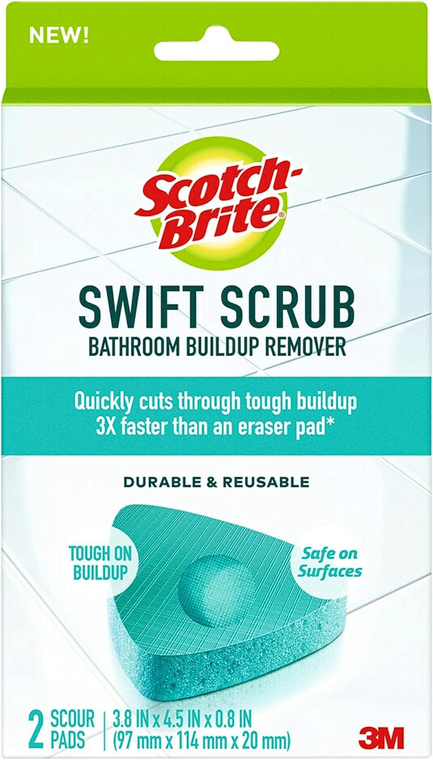 Scotch-Brite Swift Scrub, Bathroom Buildup, Glass [...]