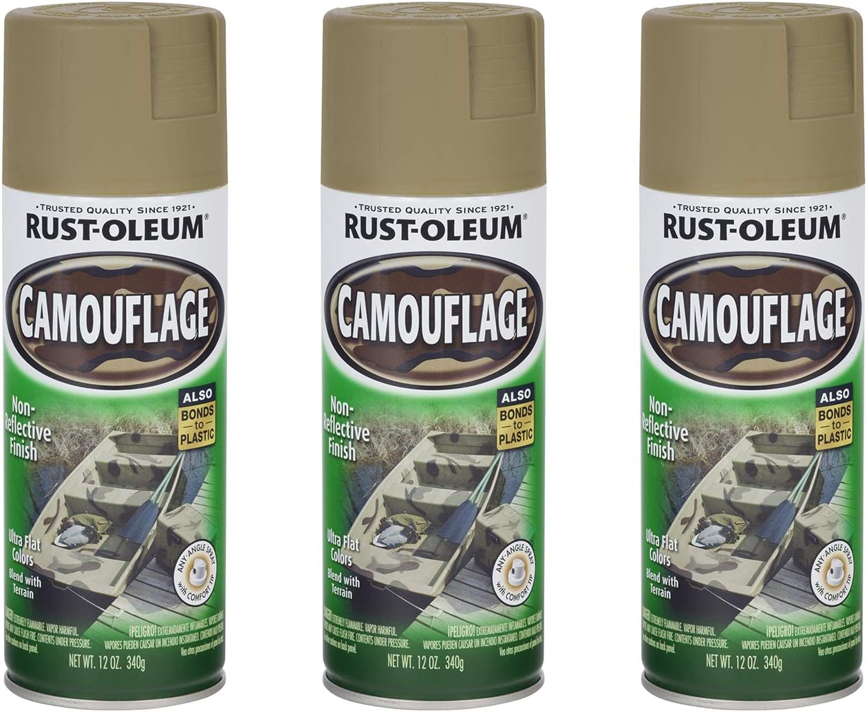 Rust-Oleum 1917830-3PK Camouflage Spray Paint, 12 oz, [...]