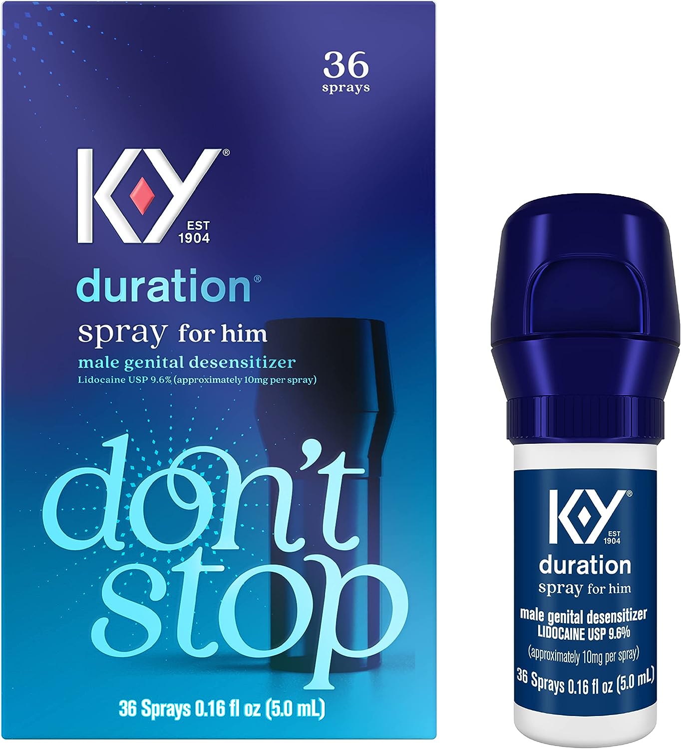K-Y Duration Spray 0.16 fl oz, for Men, Adult Couples, [...]
