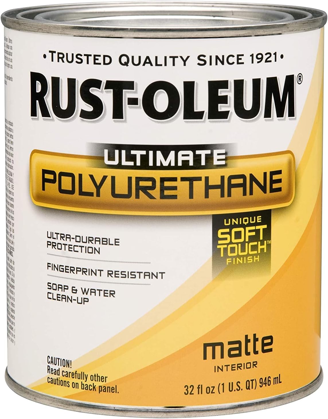 Rust-Oleum 260165 Ultimate Polyurethane, 1 Quart, Matte