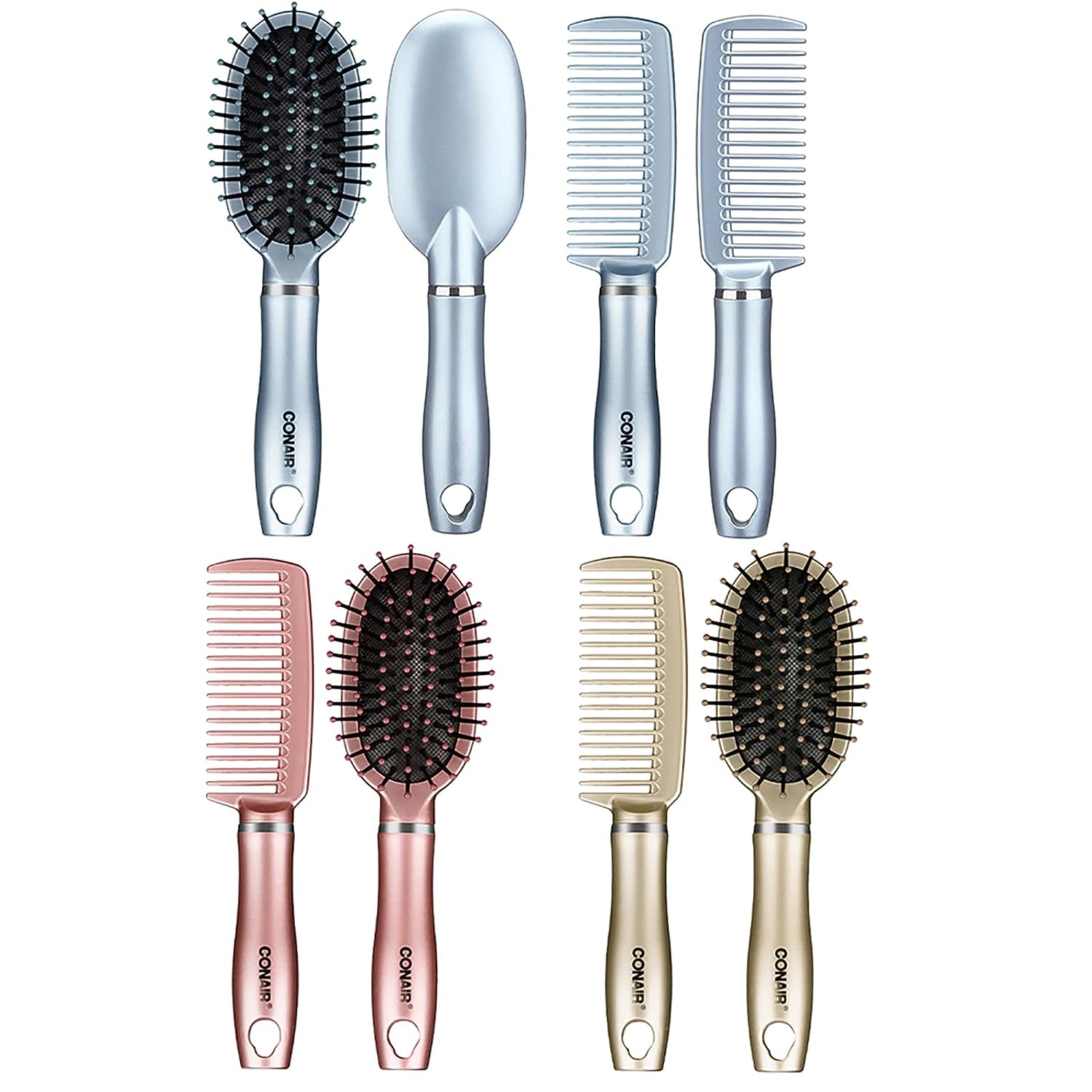 Conair Detangle & Style Wide-Tooth Comb and Travel [...]