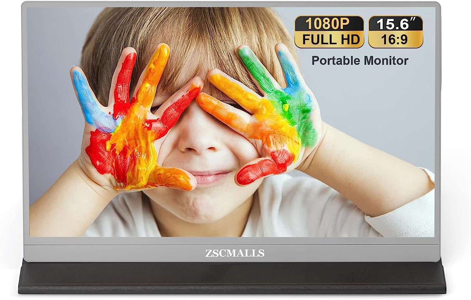 ZSCMALLS Portable Monitor 15.6 Inch 1080P FHD USB-C [...]