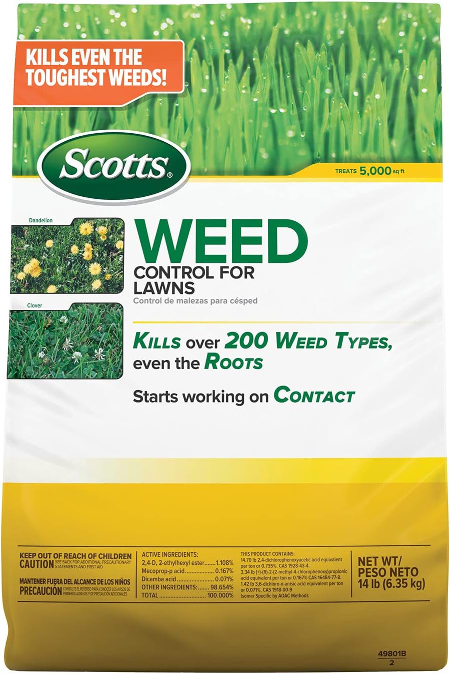 Scotts Weed Control for Lawns (Northern): Covers up to [...]