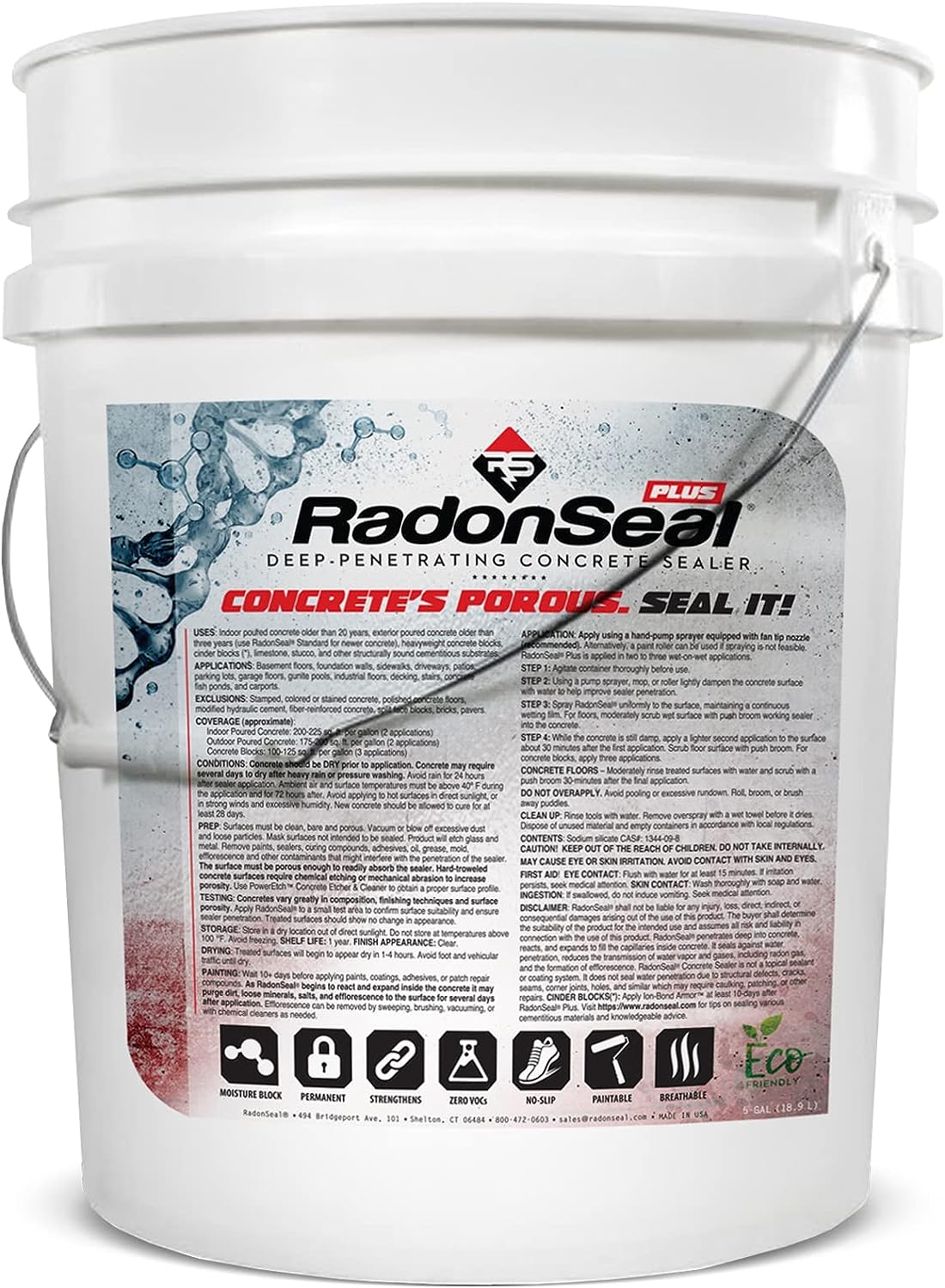 RadonSeal Plus Deep-Penetrating Concrete Sealer, [...]