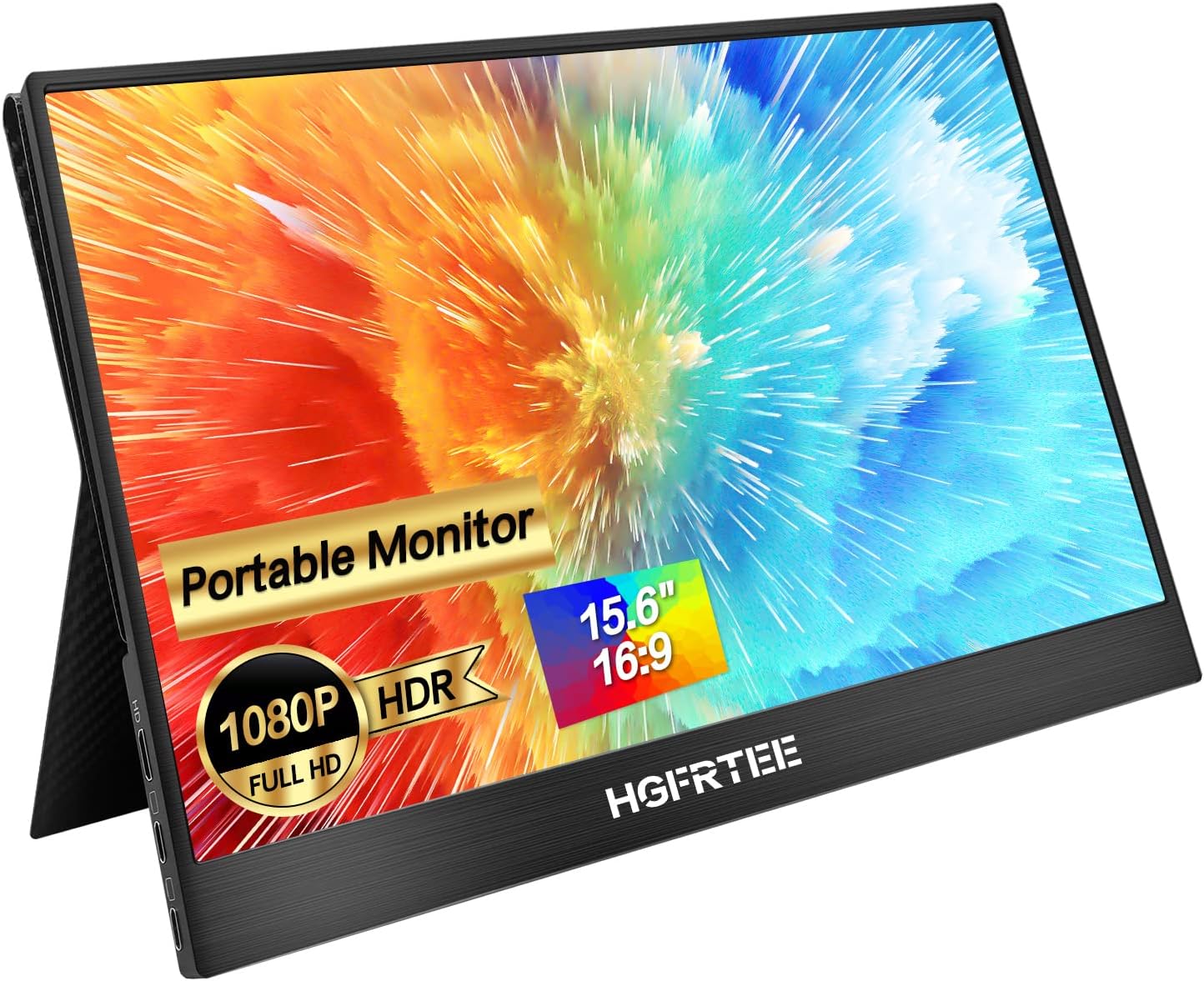 HGFRTEE Portable Monitor for Laptop, 15.6'' 1080P FHD [...]