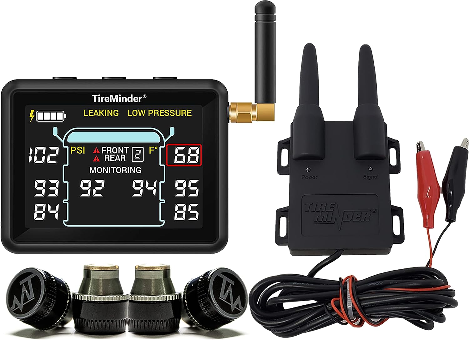 TireMinder i10 RV TPMS with 4 Transmitters