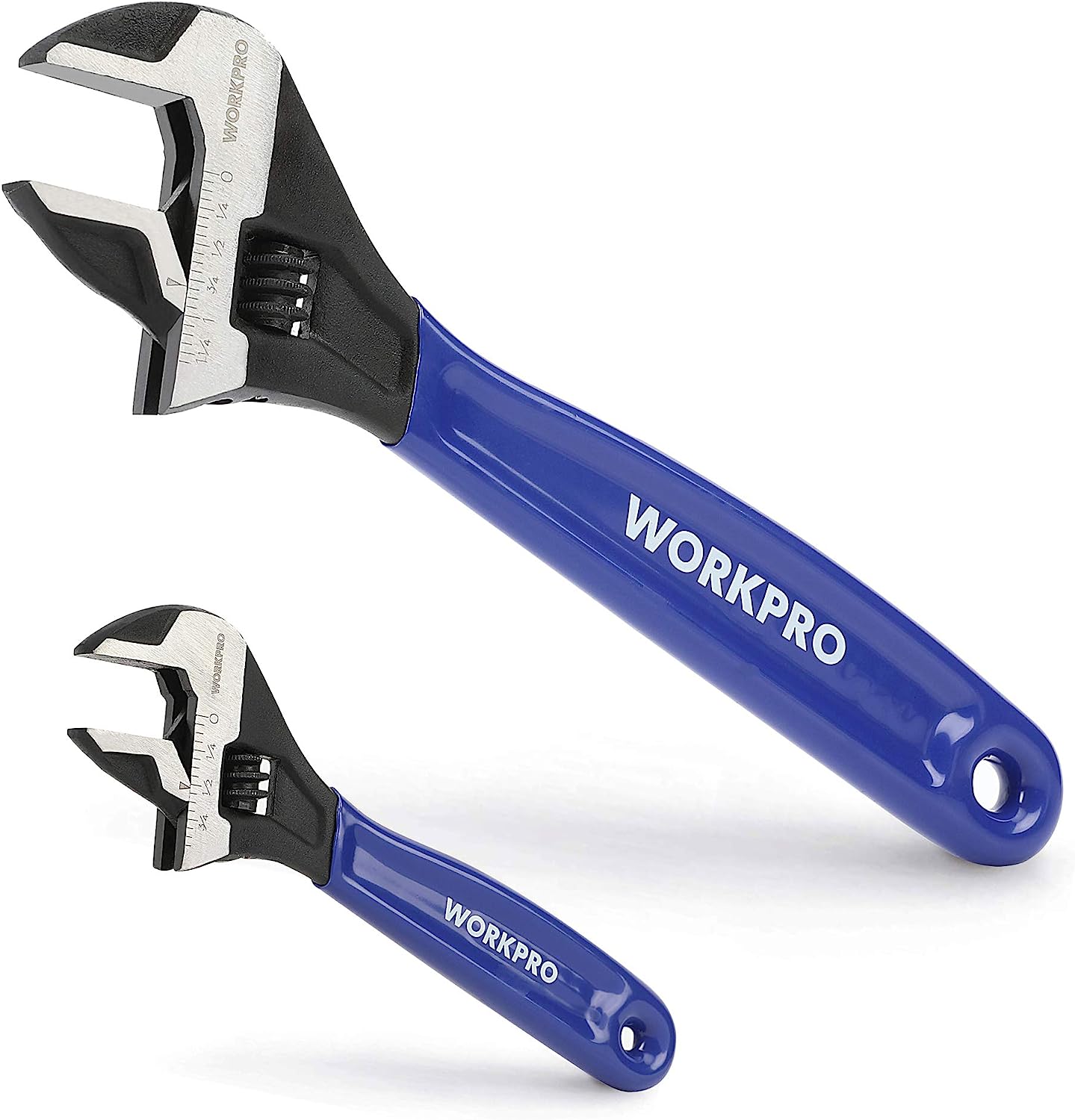 WORKPRO 2-piece Adjustable Wrench Set, 6-Inch & [...]