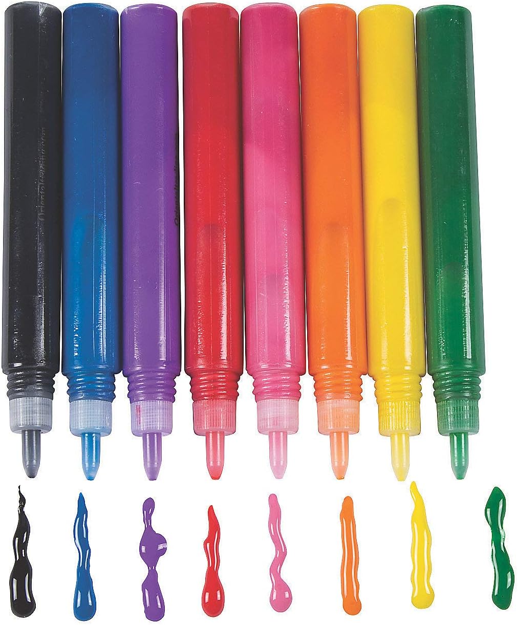 Color Suncatcher Paint Pens - Set of 8 Colors - Safe [...]