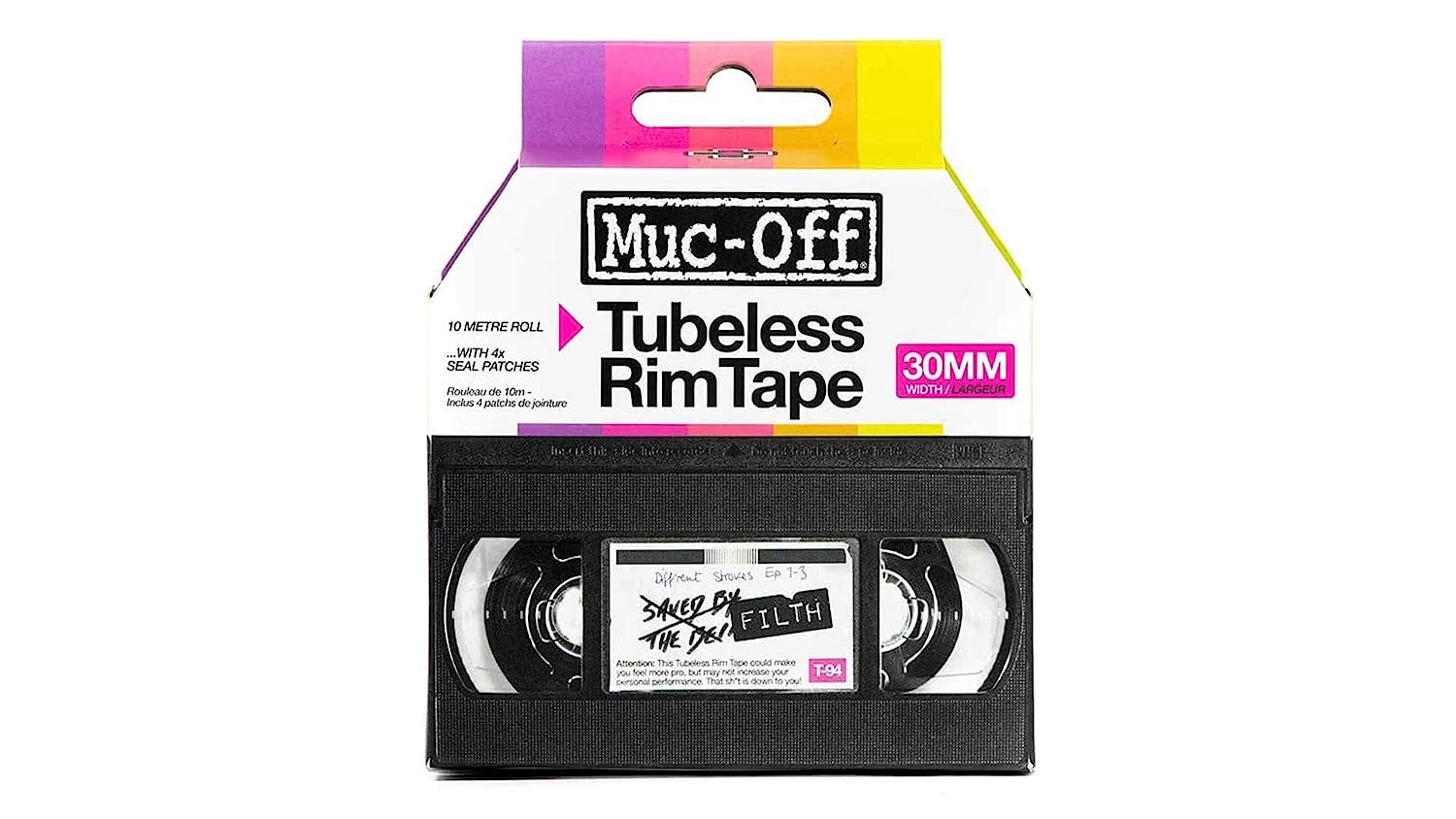 Muc-Off Tubeless Rim Tape, 30mm - Adhesive Bike Tire [...]