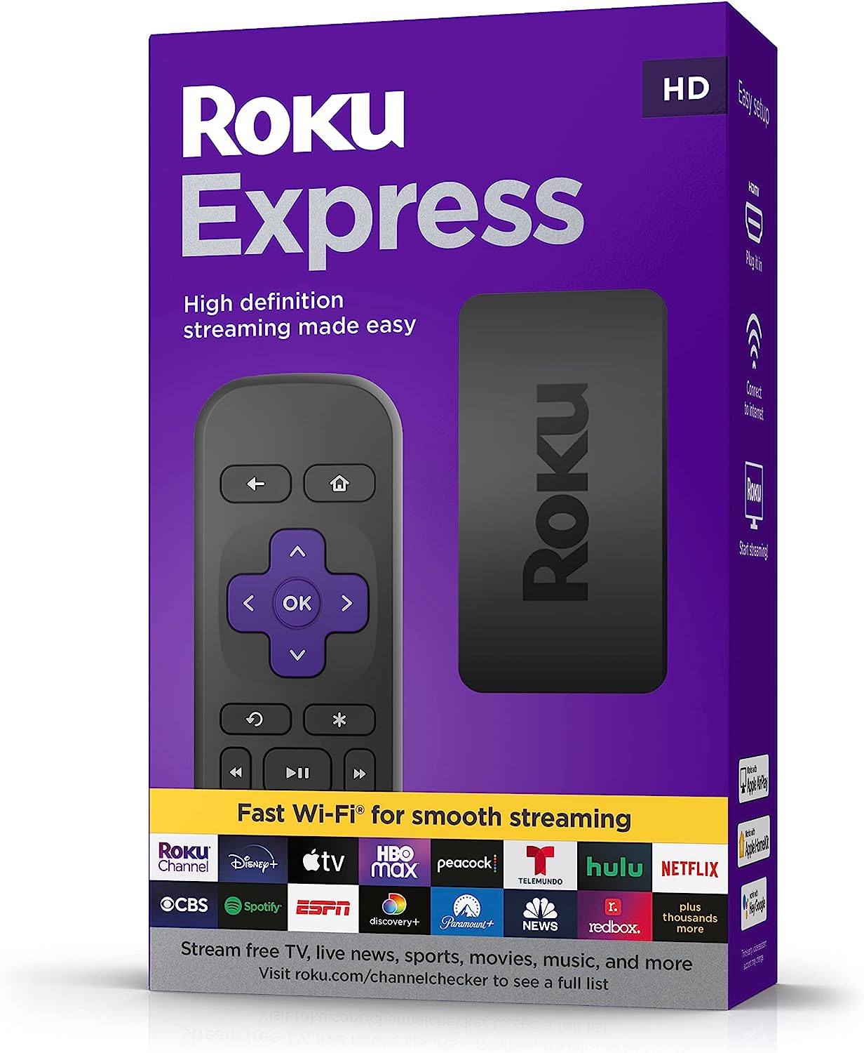 Roku Express (New) | HD Roku Streaming Device with [...]