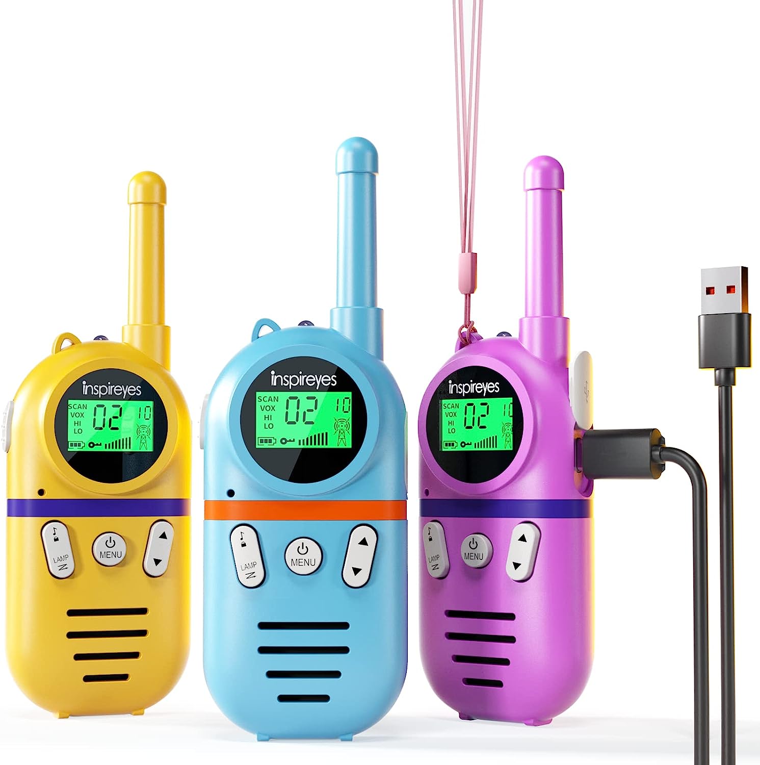 Walkie Talkies for Kids Rechargeable, 48 Hours Working [...]