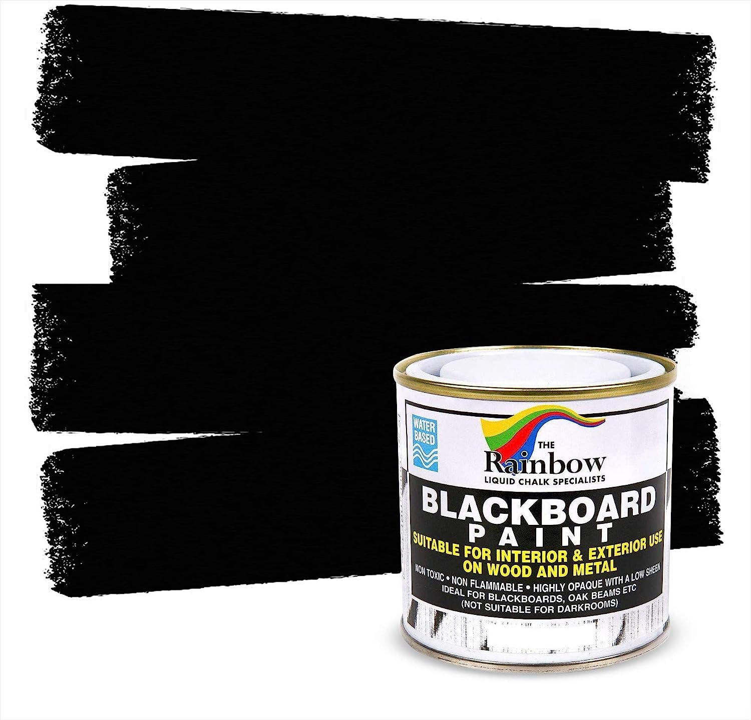 Chalkboard Blackboard Paint - Black 8.5oz - Brush on [...]