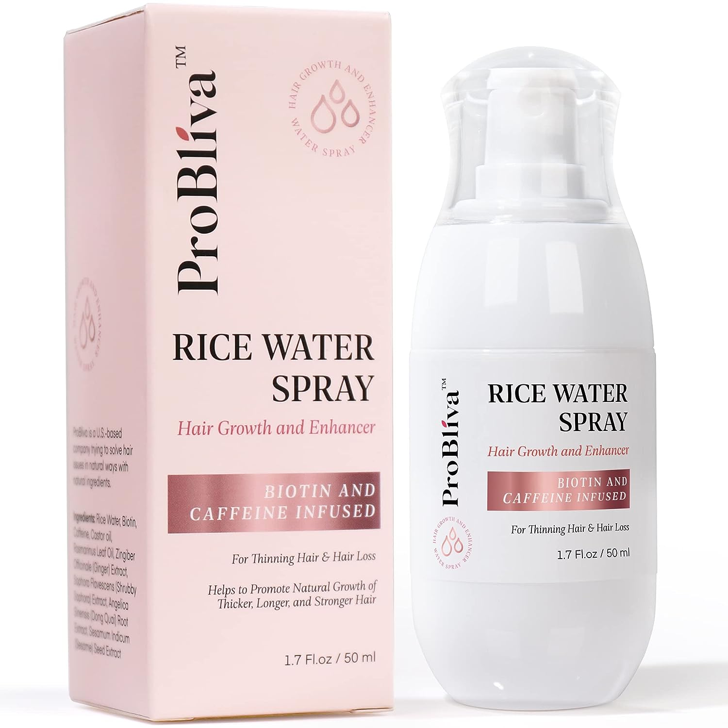 ProBliva Hair Growth Serum, Rice Water Spray for Hair [...]