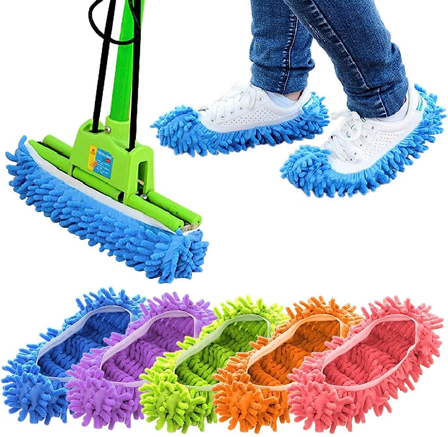 Cosywell Mop Slippers Shoes Cover Dust Duster Slippers [...]
