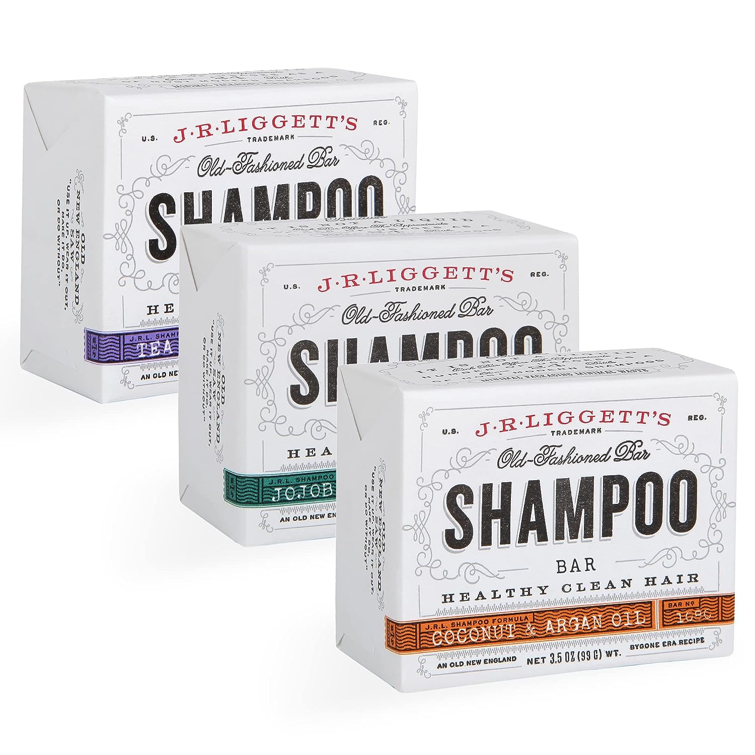 J·R·LIGGETT'S All-Natural Shampoo Bars -Tea Tree & [...]