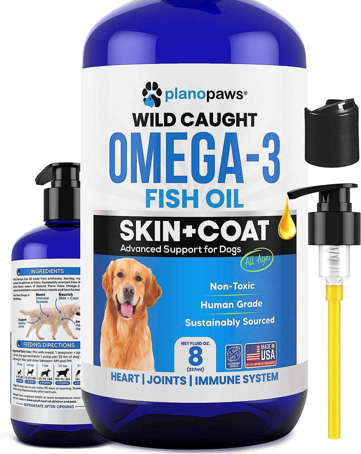 Omega 3 Fish Oil for Dogs - Better Than Salmon Oil for [...]