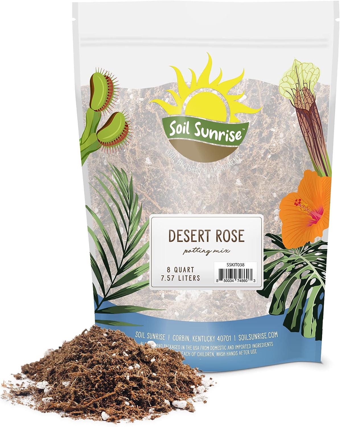 Desert Rose Potting Soil Mix (8 Quarts), Hand Blended [...]