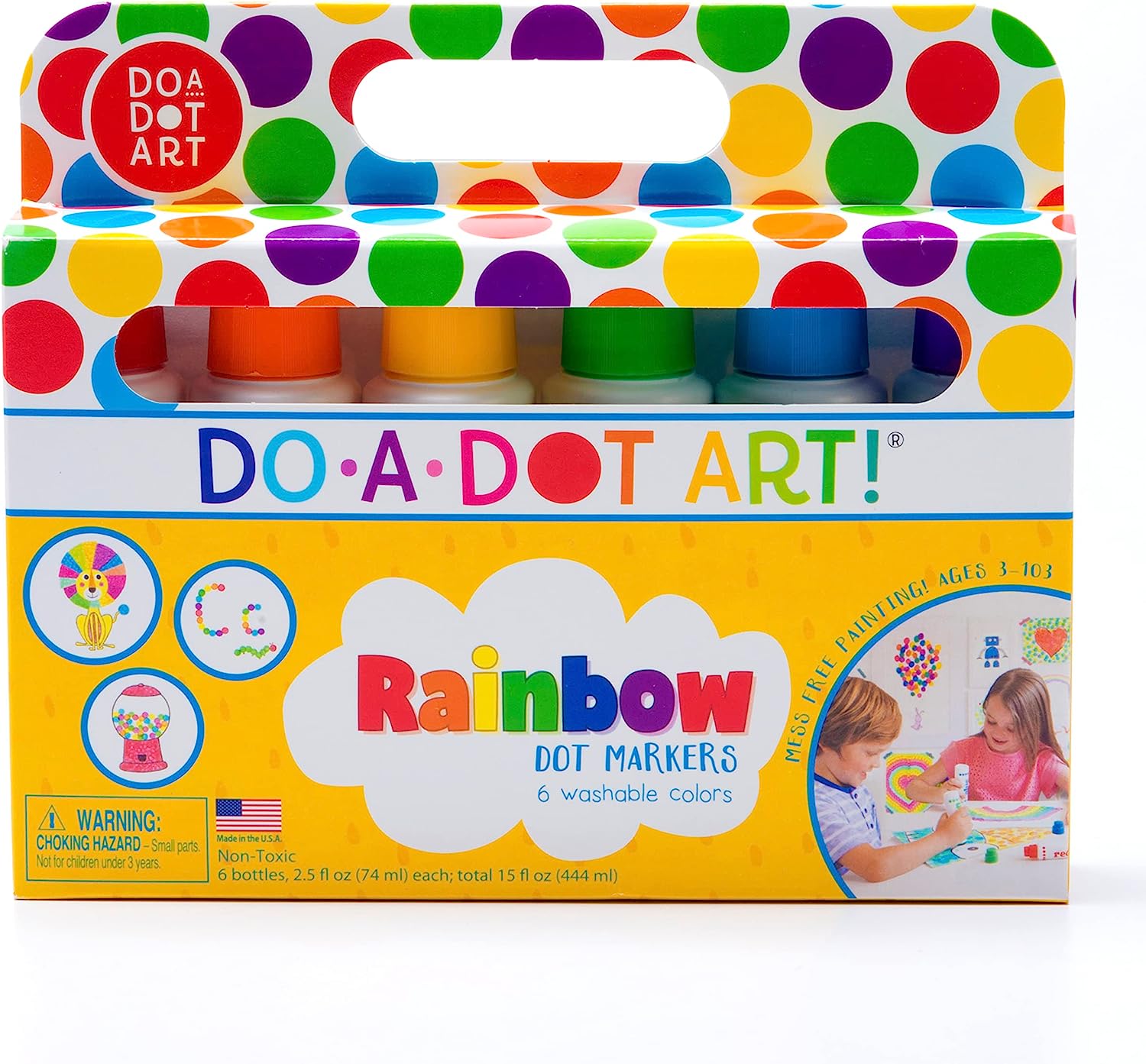 Do A Dot Art! Markers 6-Pack Rainbow Washable Paint [...]