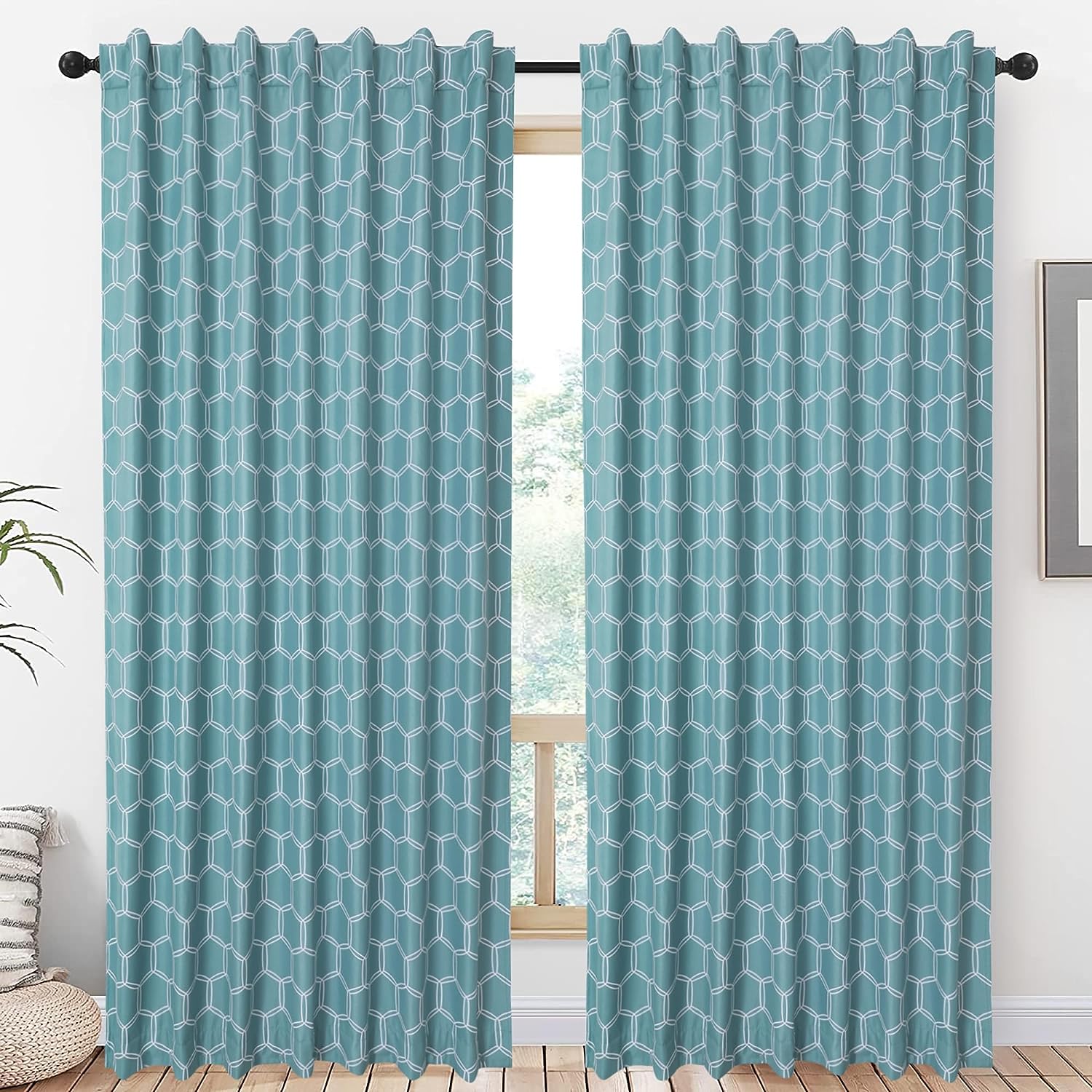 Aiyufeng Printed 100% Blackout Window Curtain Panels, [...]