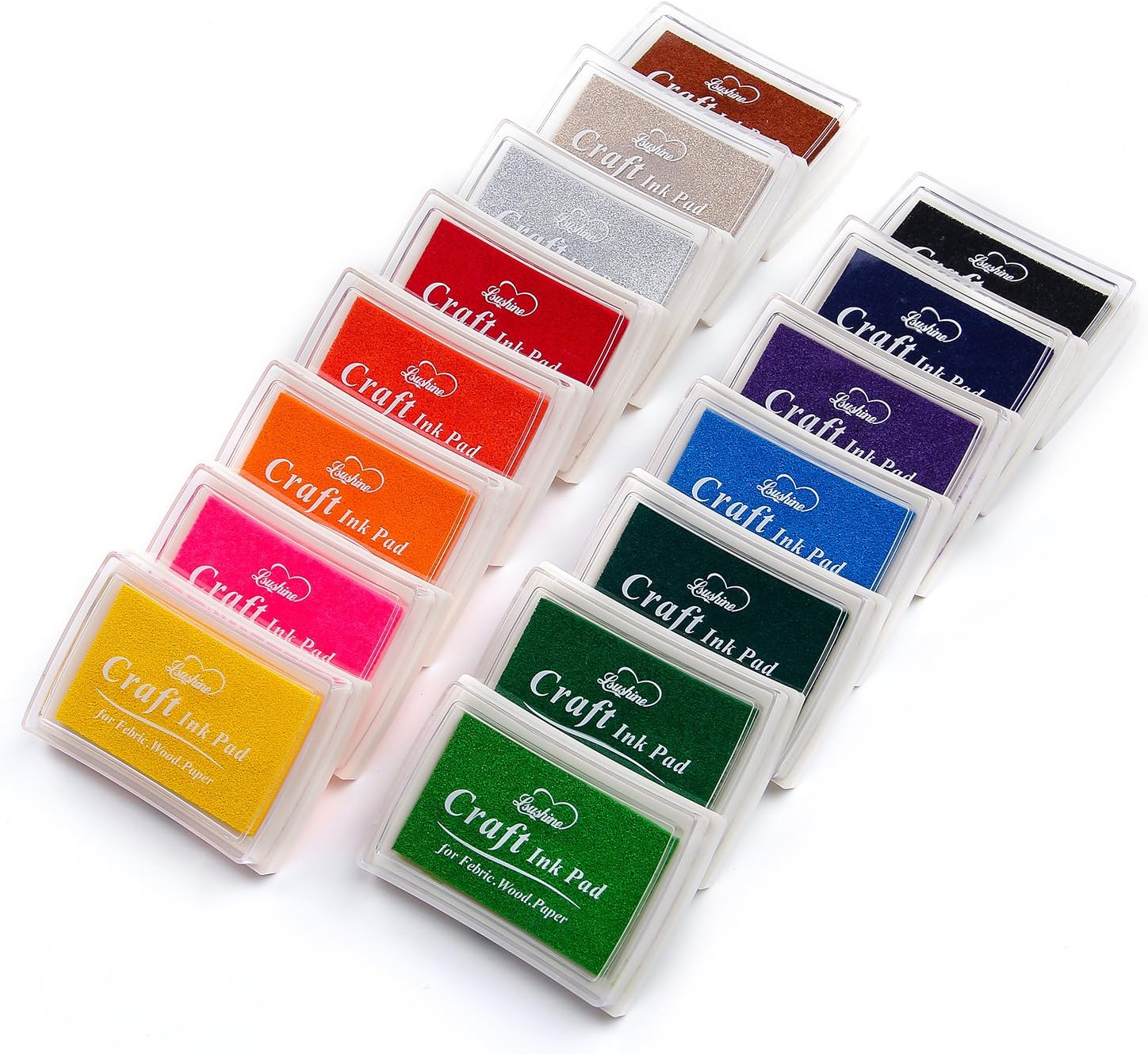 Lsushine Craft Ink Pad Stamps Partner Diy Color,15 [...]