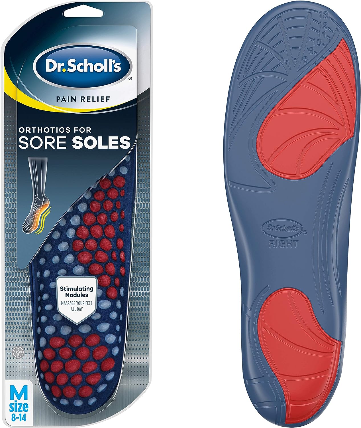 Dr. Scholl's SORE SOLES Pain Relief Orthotics (for [...]