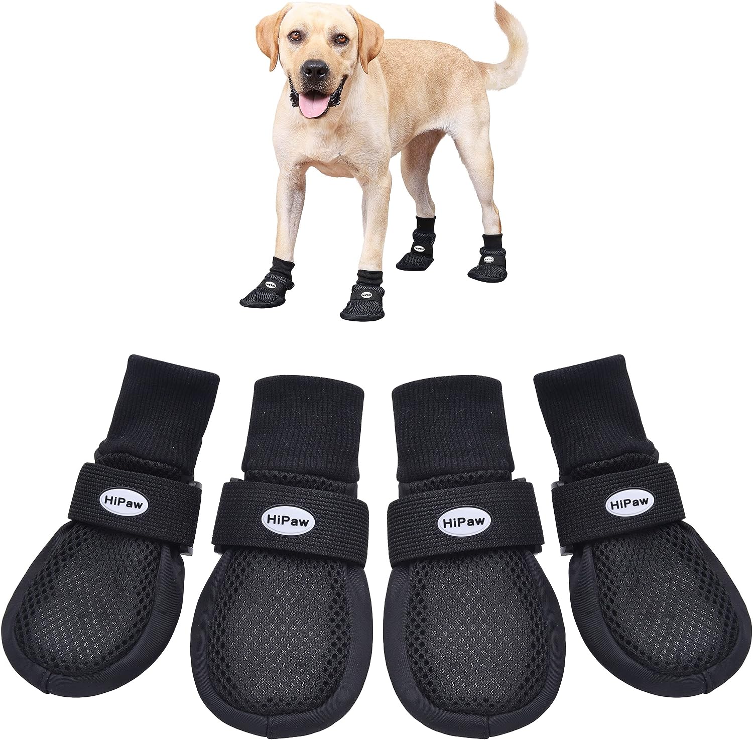 Hipaw Summer Breathable Dog Boots Nonslip Sole Paw [...]