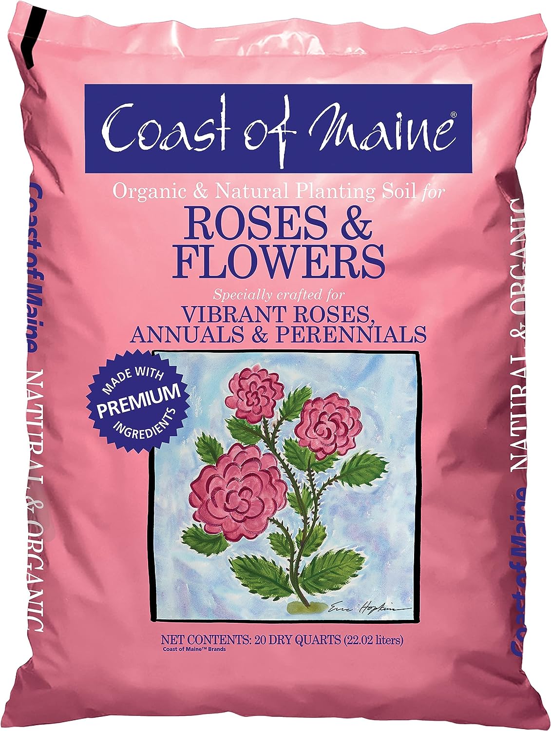 Coast of Maine Rose and Flower Planting Soil 20 Quarts
