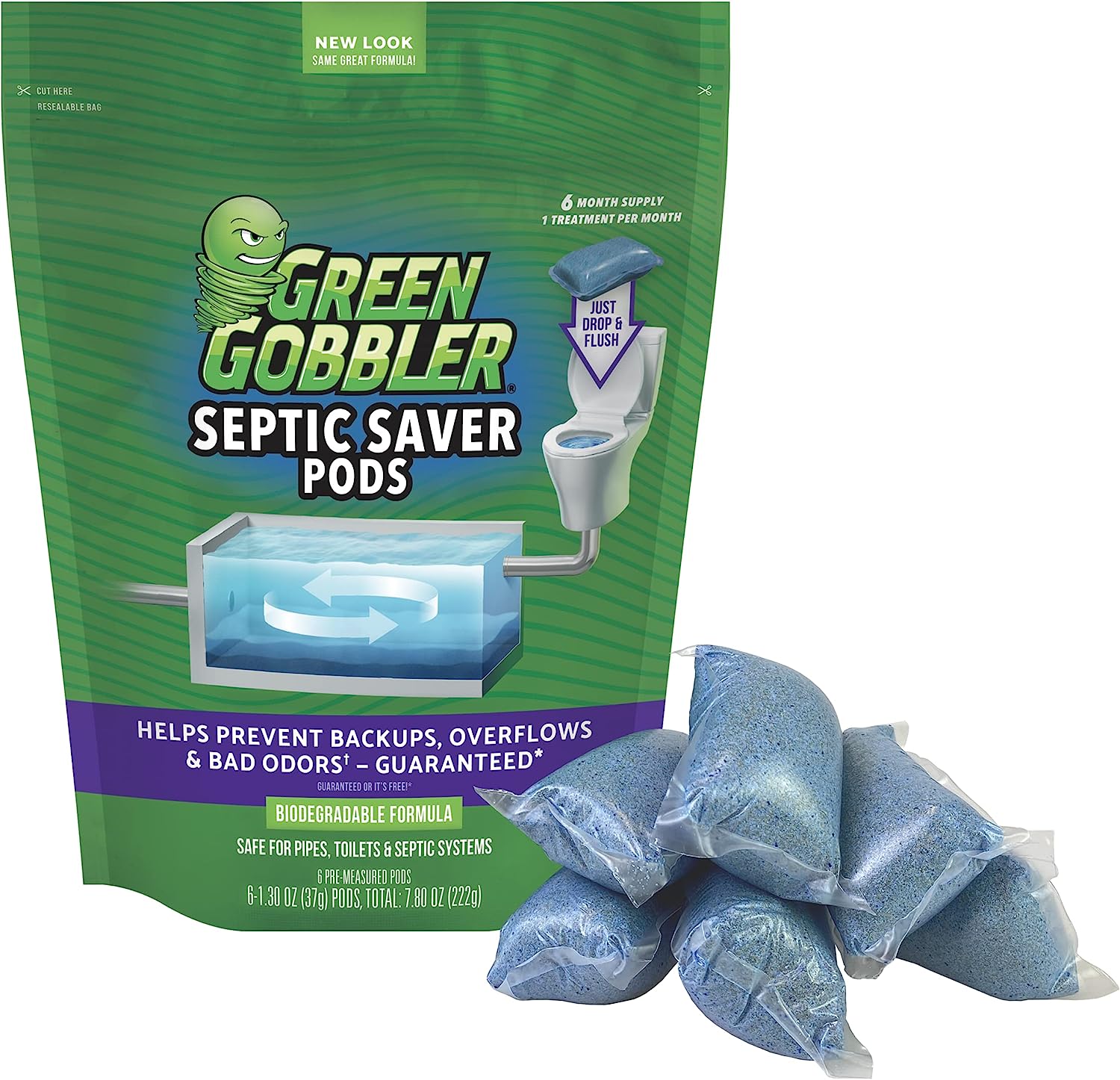 Green Gobbler Septic Tank Treatment Packets | 6 Month [...]
