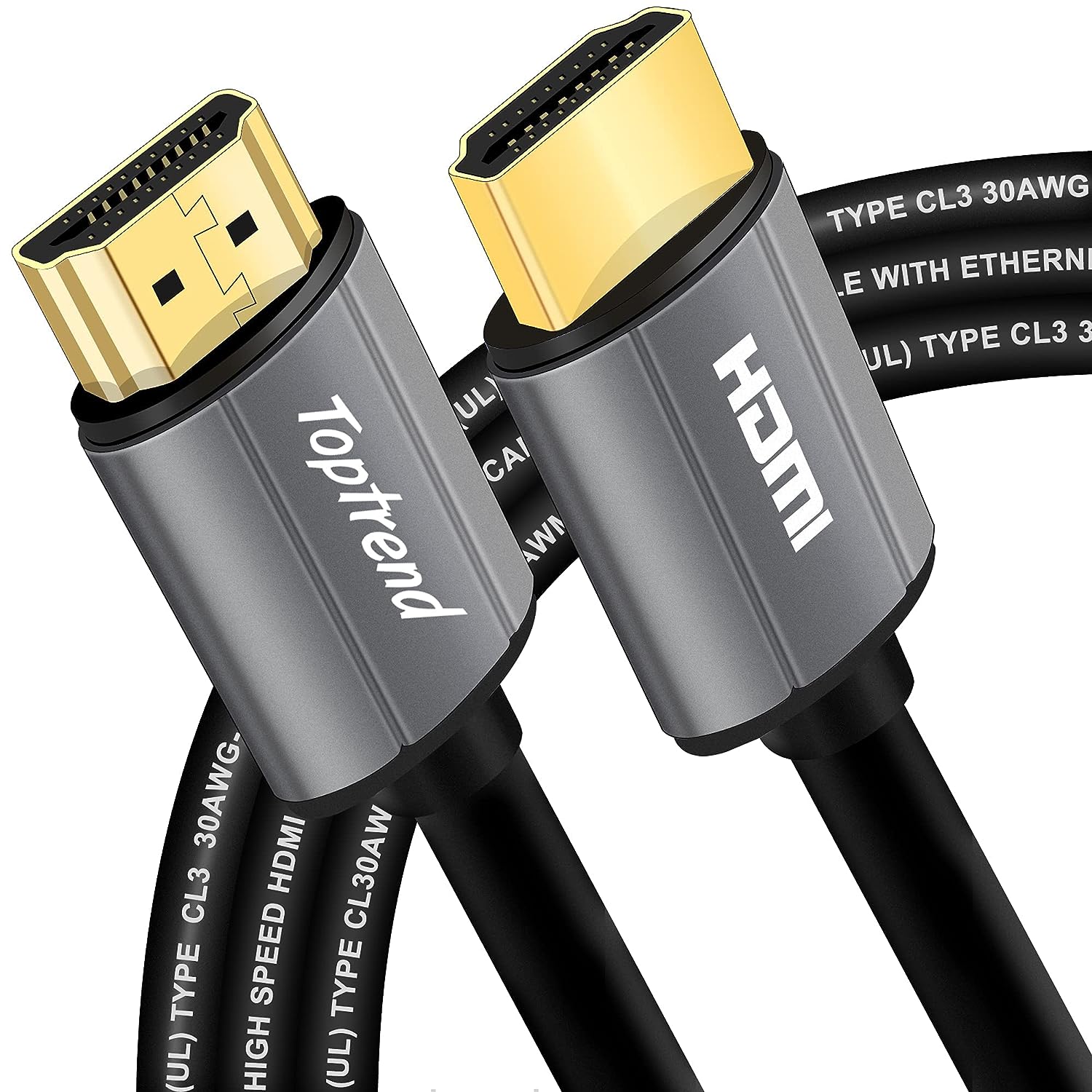 Toptrend 4K HDMI Cable 12ft, CL3 Rated 18Gpbs High [...]