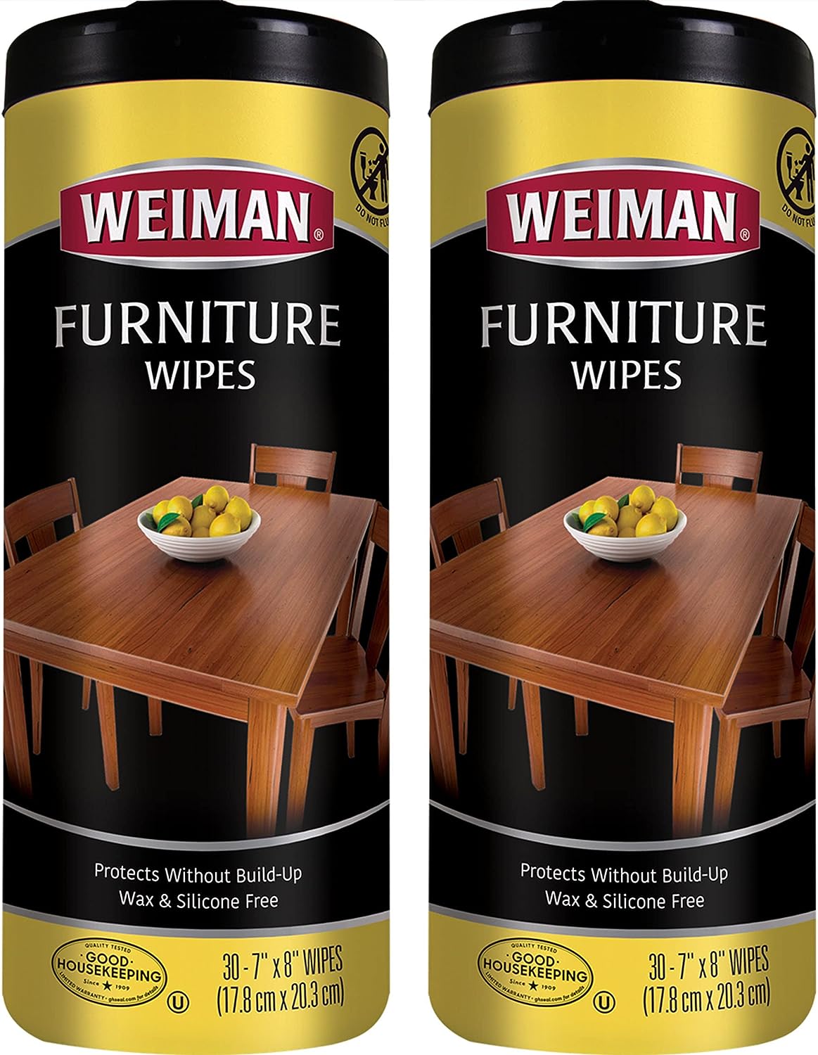 Weiman Wood Cleaner and Polish Wipes - 2 Pack - For [...]