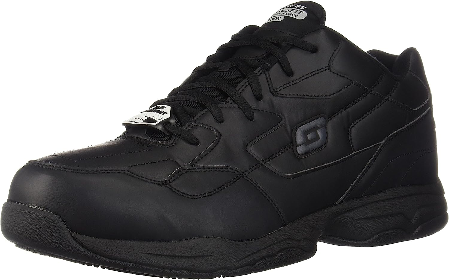 Skechers for Work Men's Felton Shoe, Black