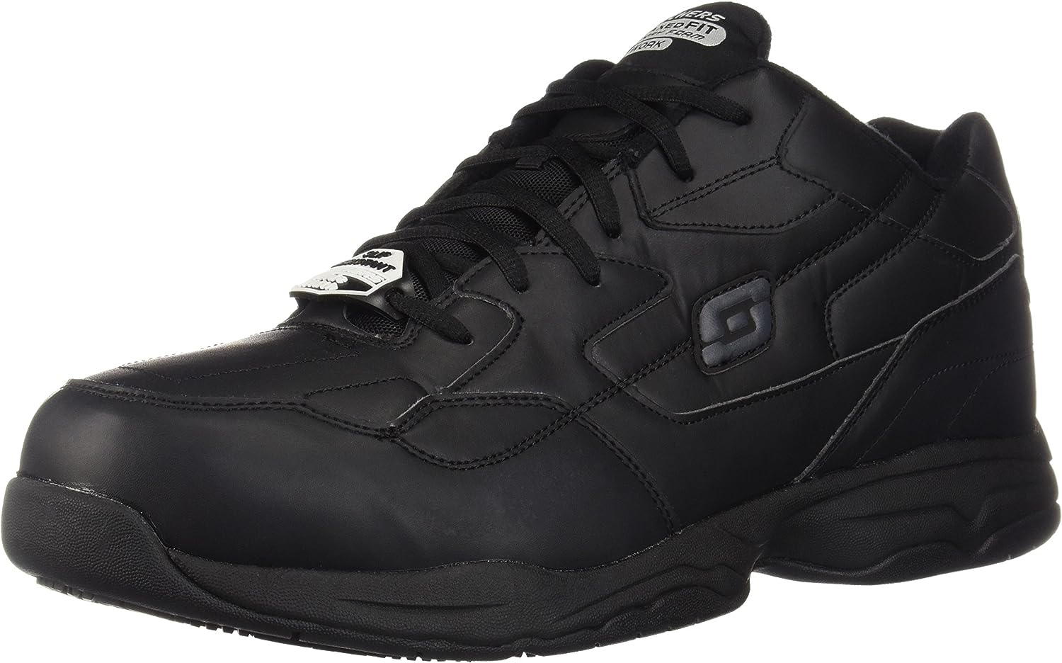 Skechers for Work Men's Felton Shoe, Black