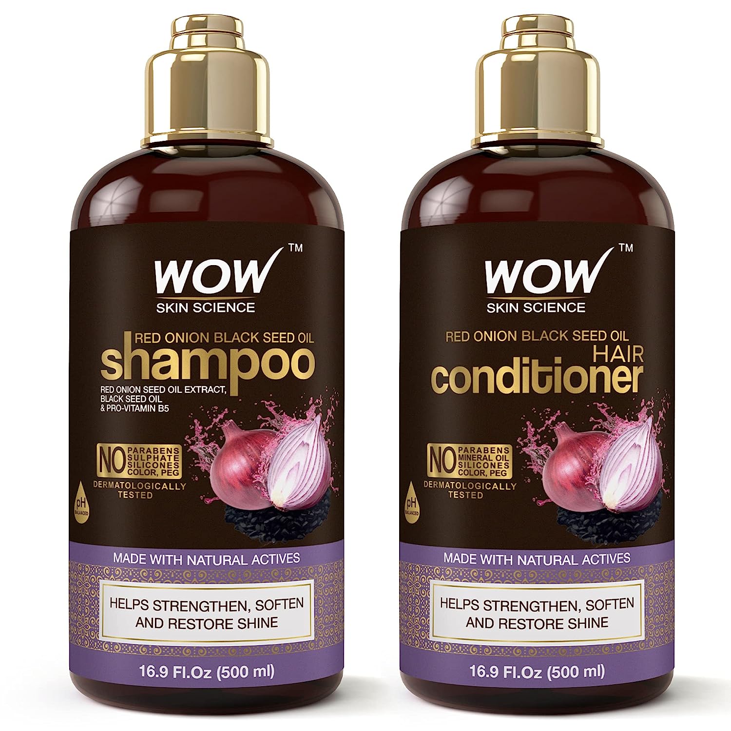 WOW Skin Science Onion Black Seed Oil Shampoo & [...]