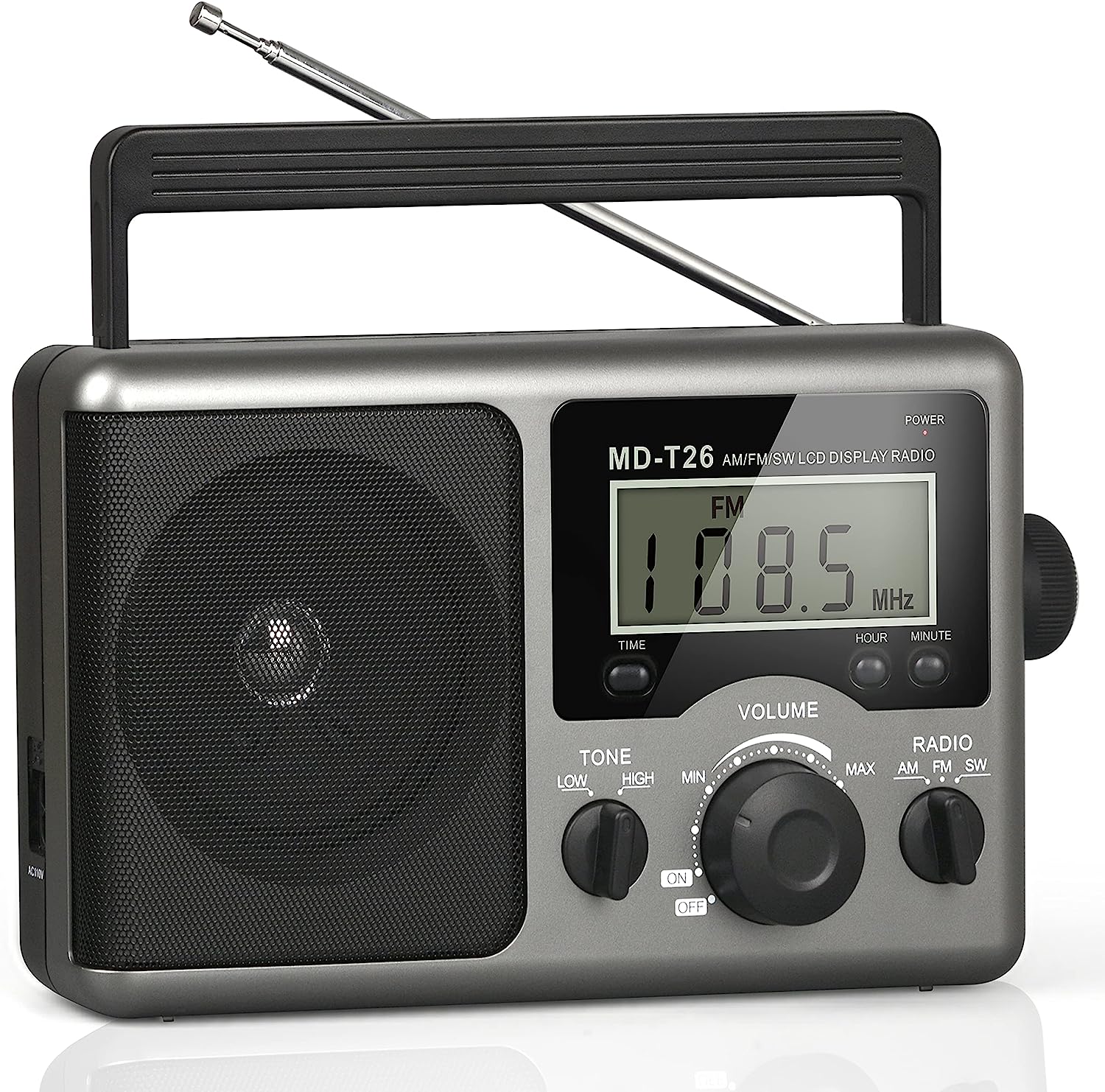 Portable AM FM Shortwave Radio,Battery Operated Radio [...]