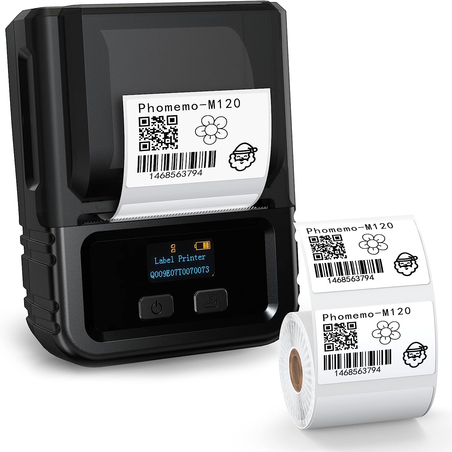 Phomemo M120 Label Maker- Barcode Printer Bluetooth [...]