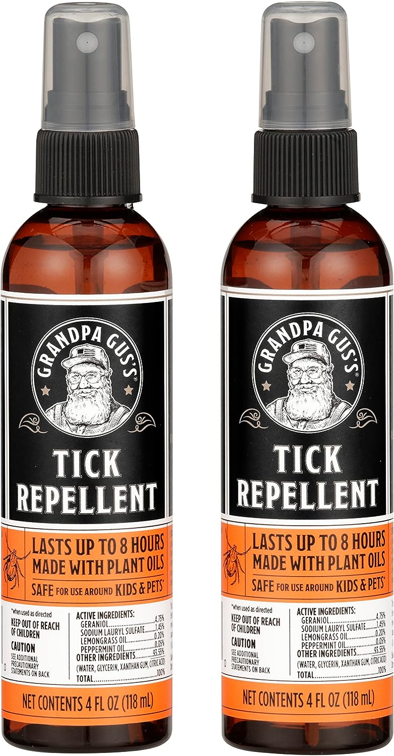 Grandpa Gus's Tick Repellent Spray with Plant-Based [...]
