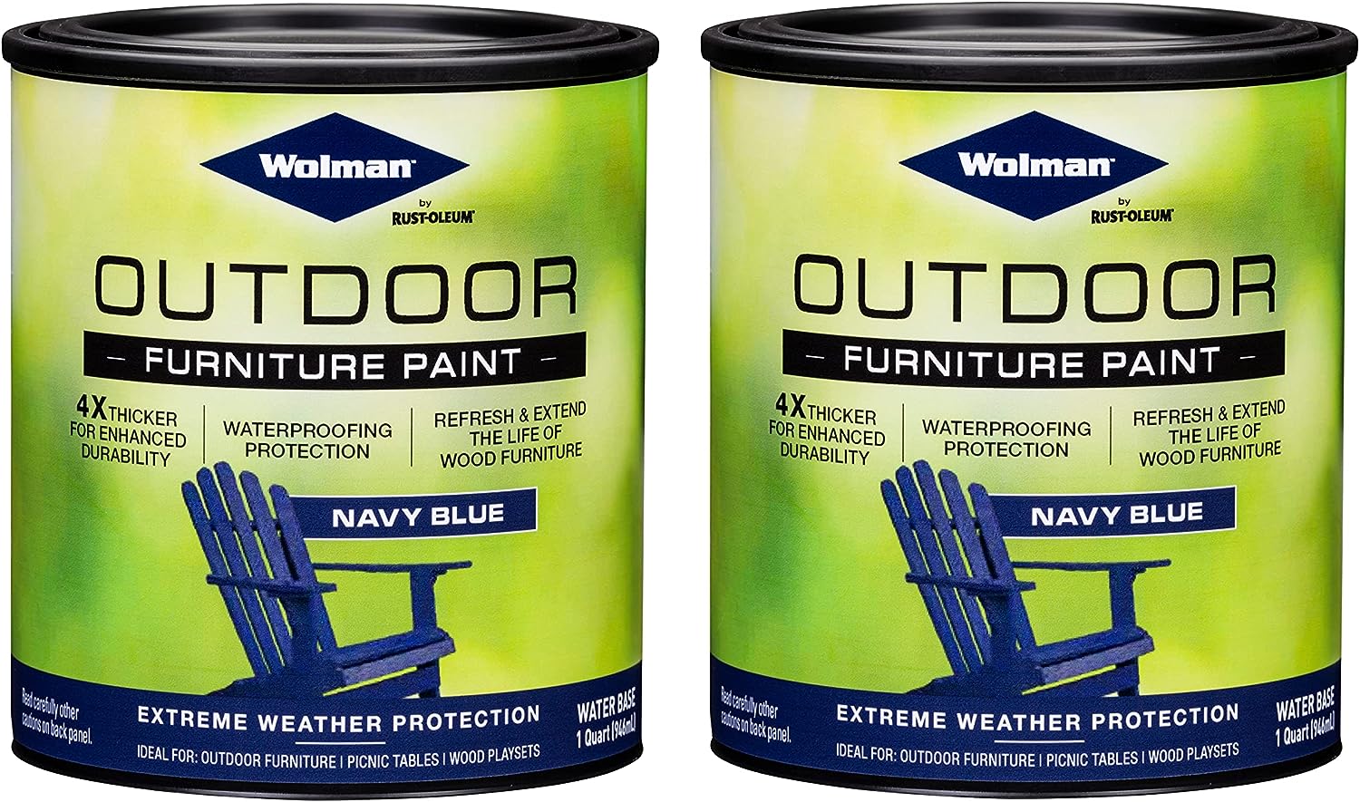 Wolman 360349-2PK Outdoor Furniture Paint, Quart, Navy [...]