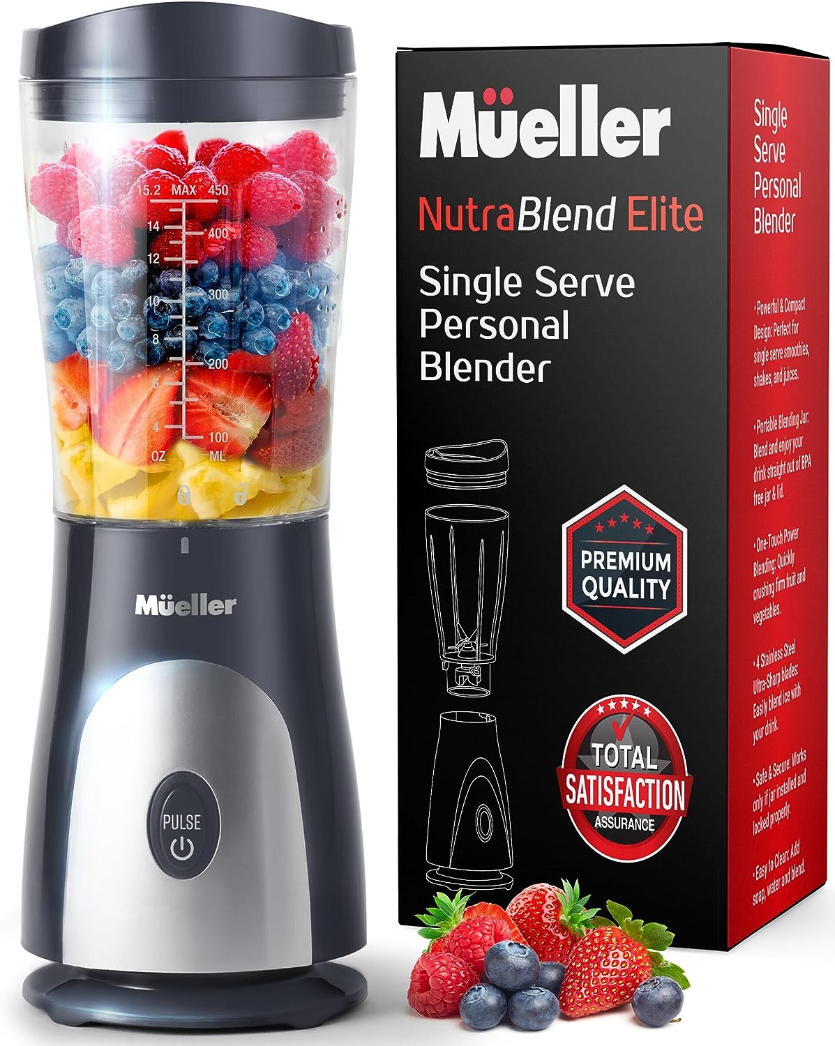 Mueller Personal Blender for Shakes and Smoothies with [...]