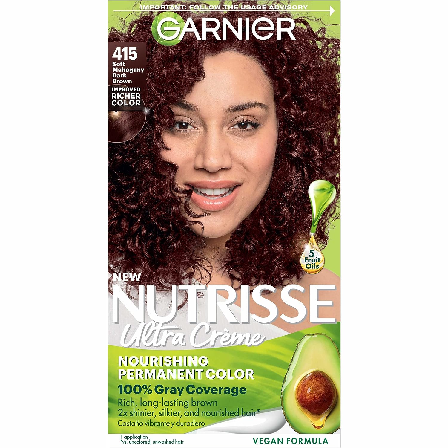 Garnier Hair Color Nutrisse Nourishing Creme, 415 Soft [...]