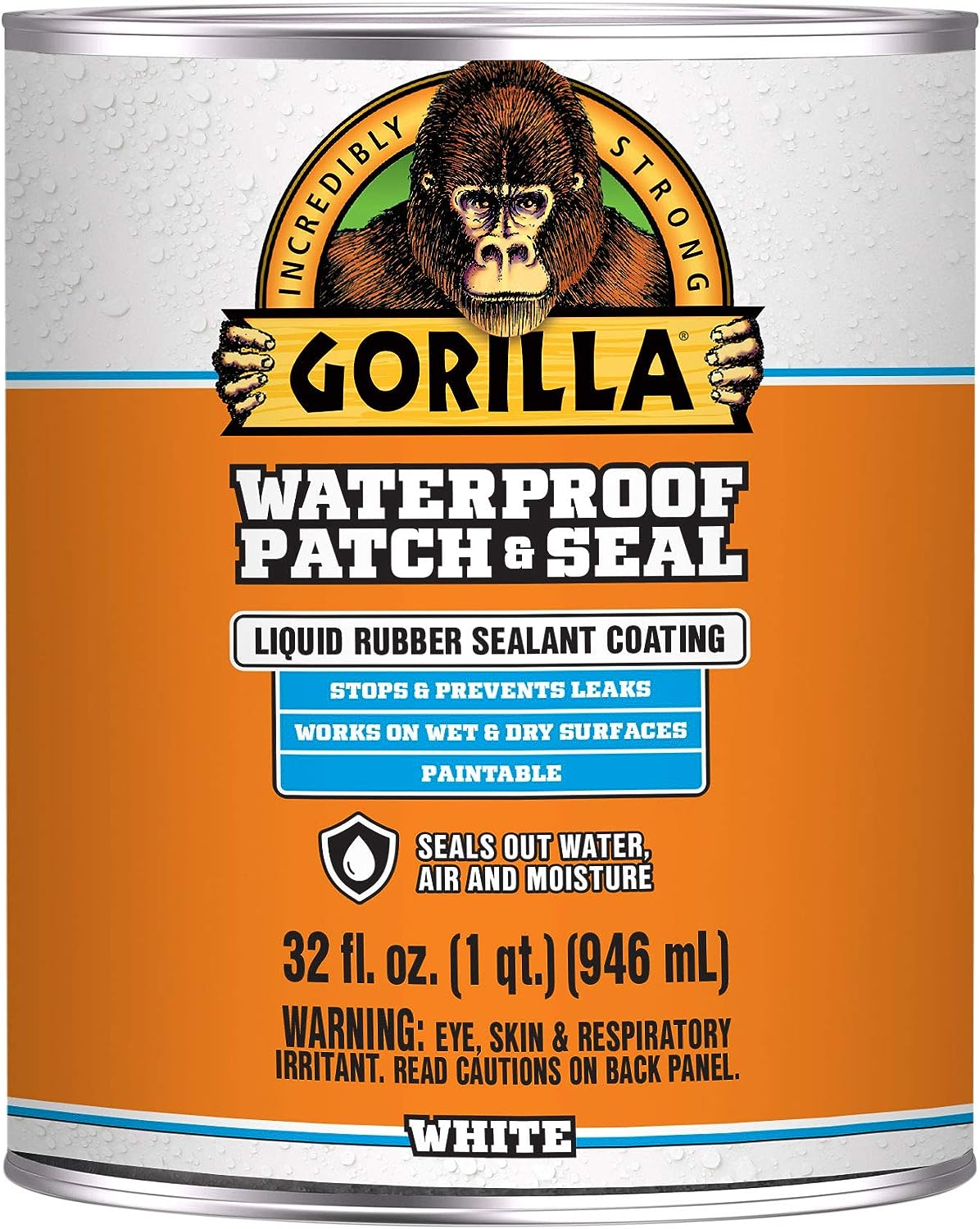 Gorilla Waterproof Patch & Seal Liquid, White, 32 [...]