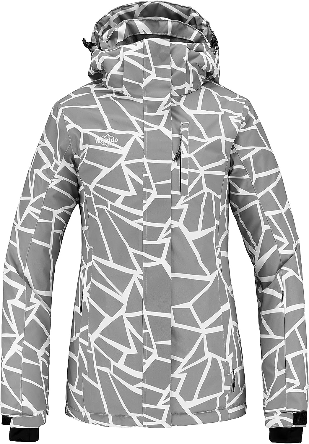 Wantdo Women's Waterproof Ski Jacket Windproof Print [...]