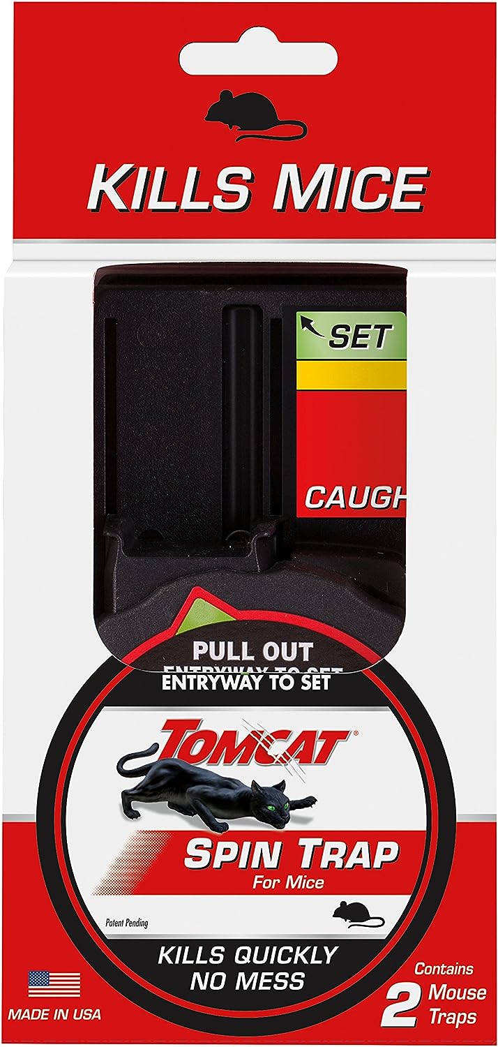 Tomcat Spin Trap for Mice, Fully Enclosed Mouse Trap [...]