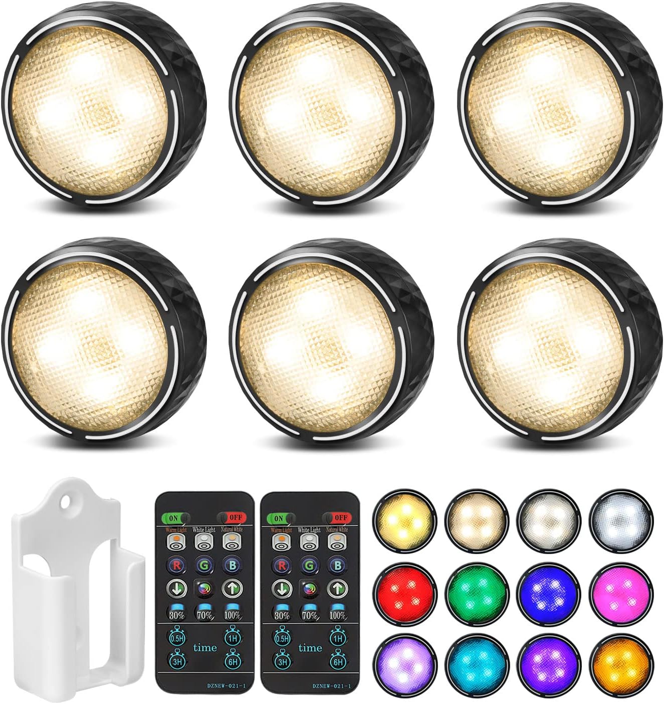 LED Puck Lights with Remote Control, Battery Operated [...]