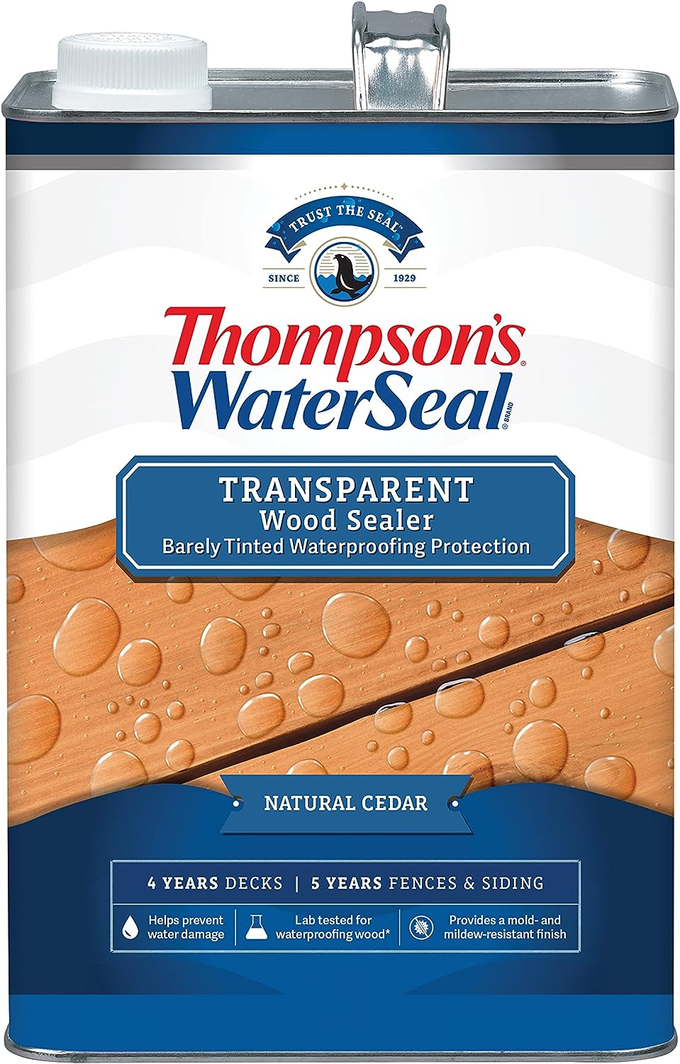 Thompson's Water Seal Transparent Wood Sealer, Natural [...]