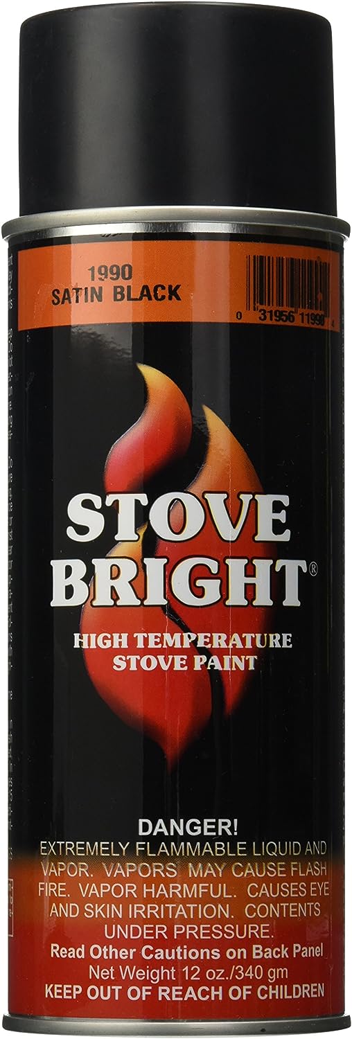 Forrest Paint 1990 Stove Bright Paint Satin Black