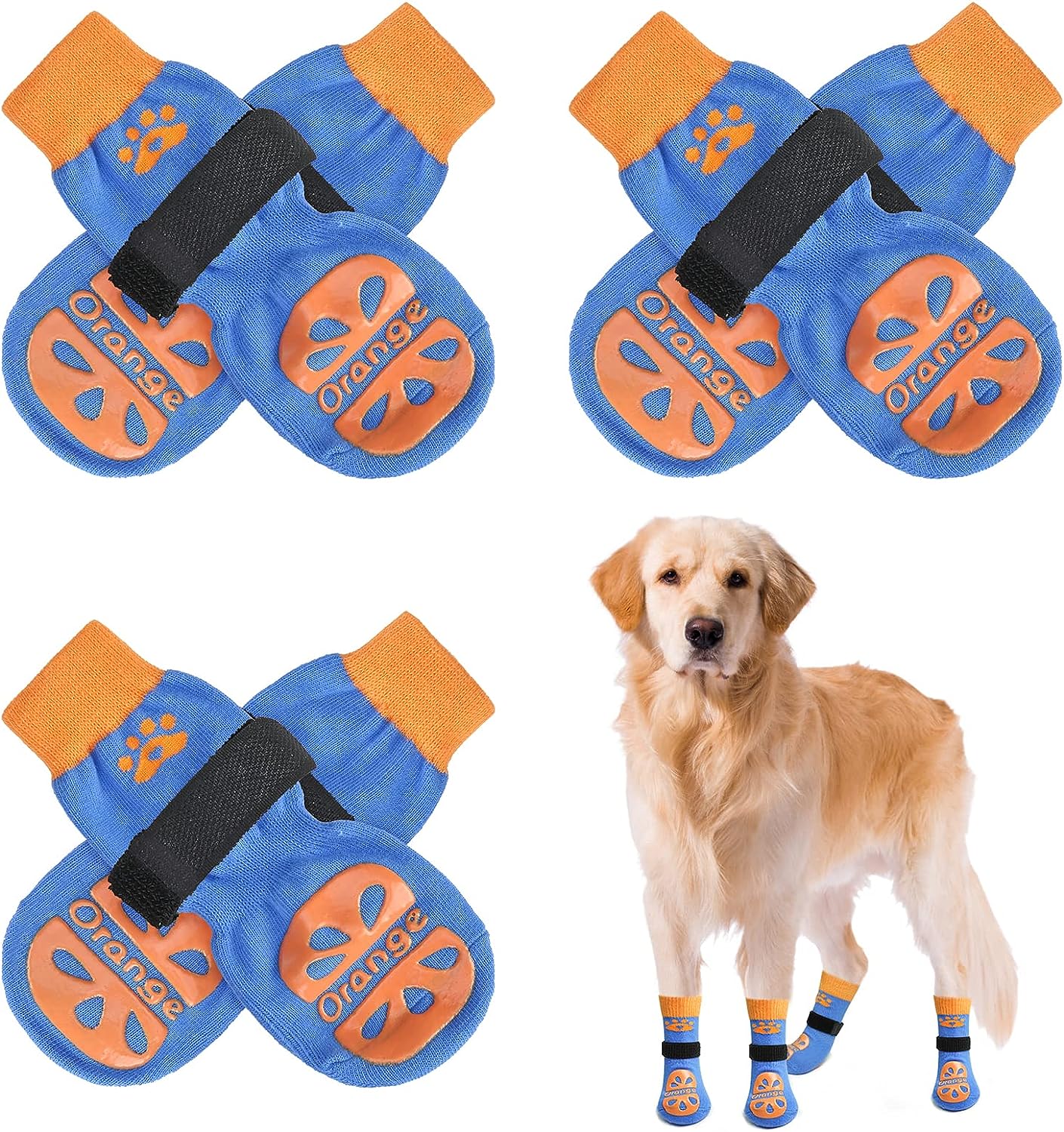 BEAUTYZOO Anti-Slip Dog Socks,Dog Shoes for Hot/Cold [...]