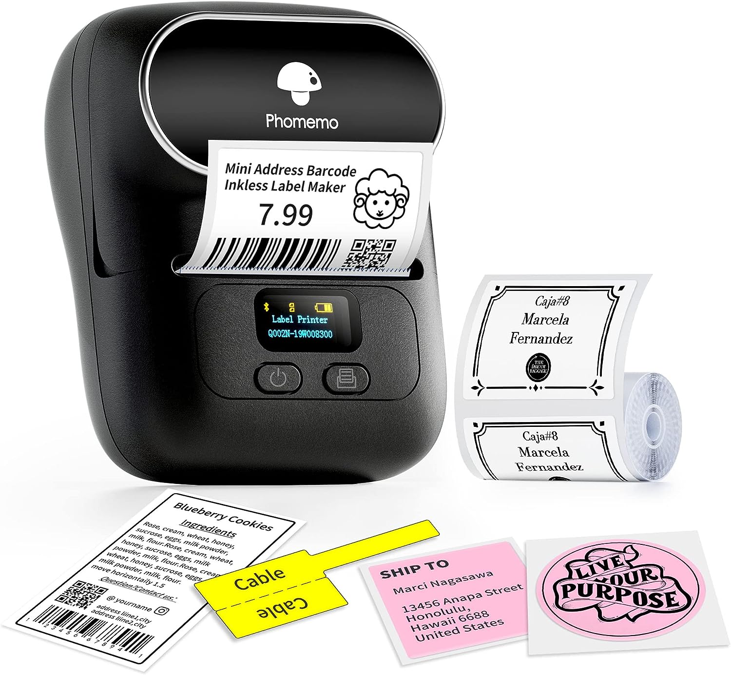 Phomemo Label Printer-M110 Barcode Label Printer, [...]