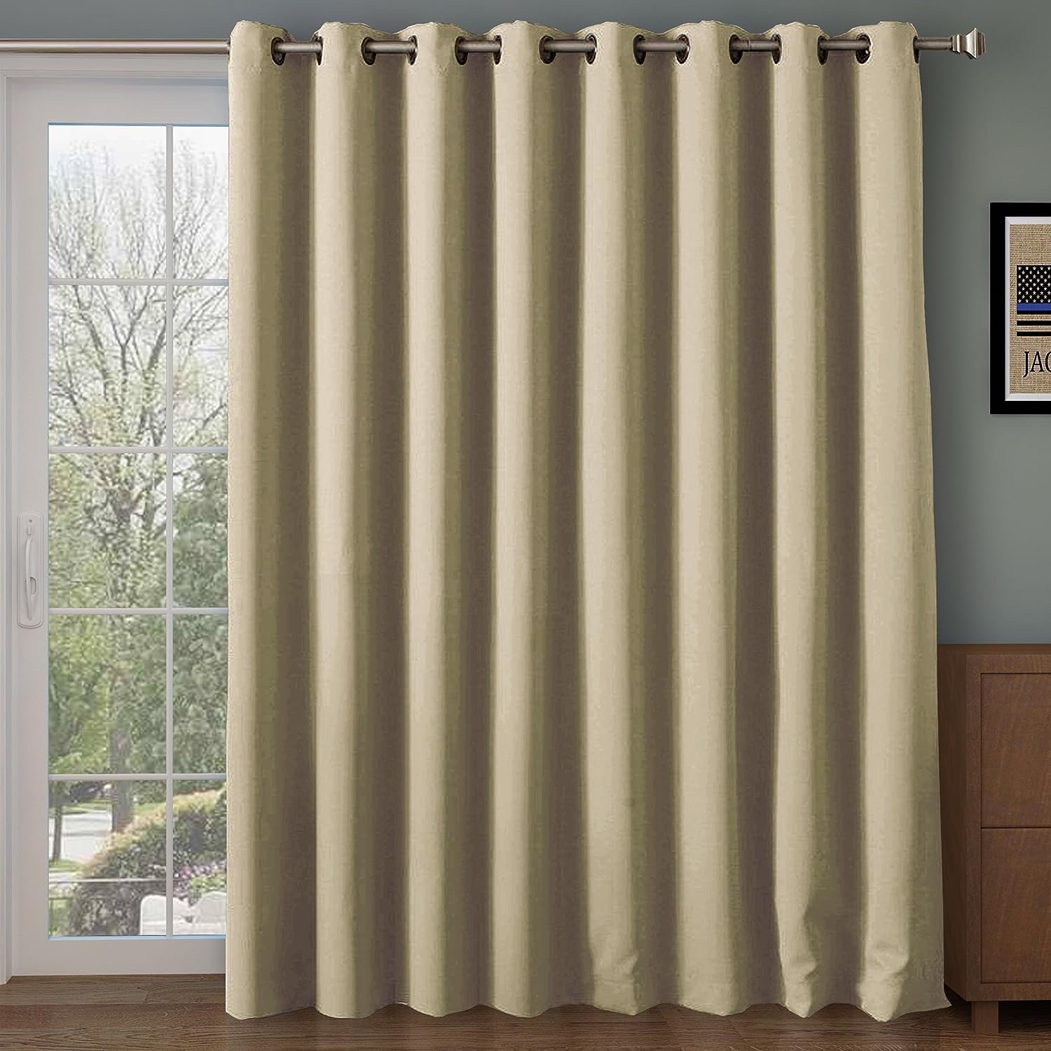 RHF Wide Thermal Blackout Patio Door Curtain Panel, [...]