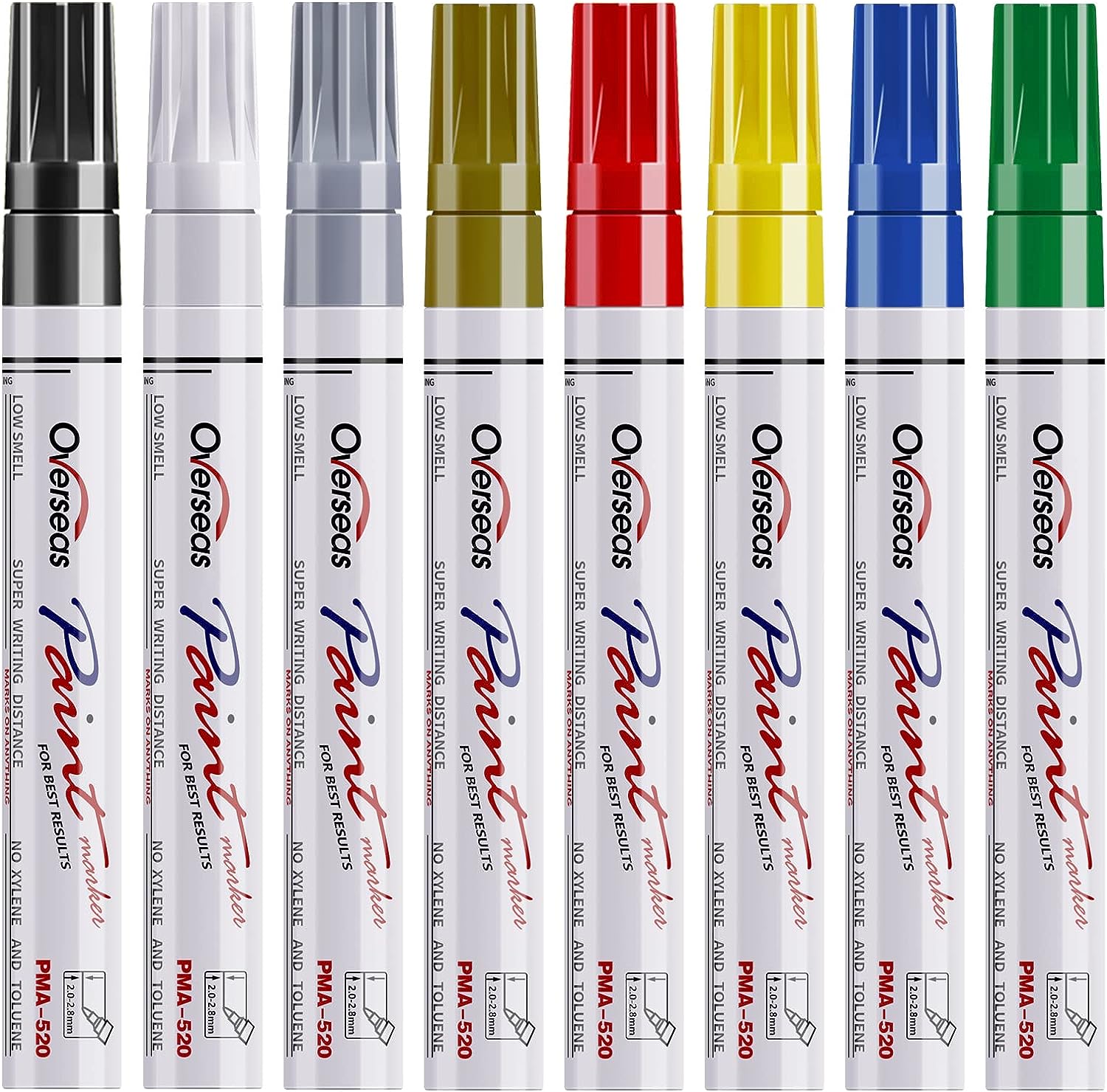 Paint Marker Pens - 8 Colors Oil Based Paint Markers, [...]