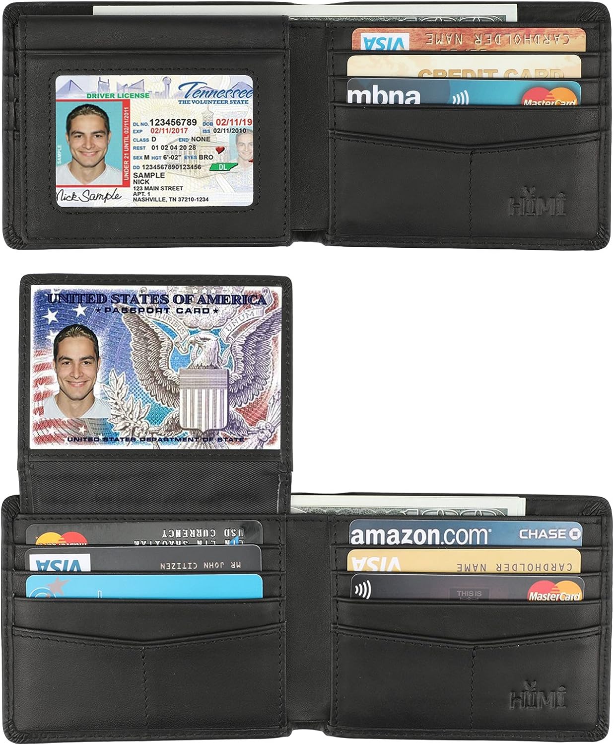 Wallet for Men-Genuine Leather RFID Blocking Bifold [...]
